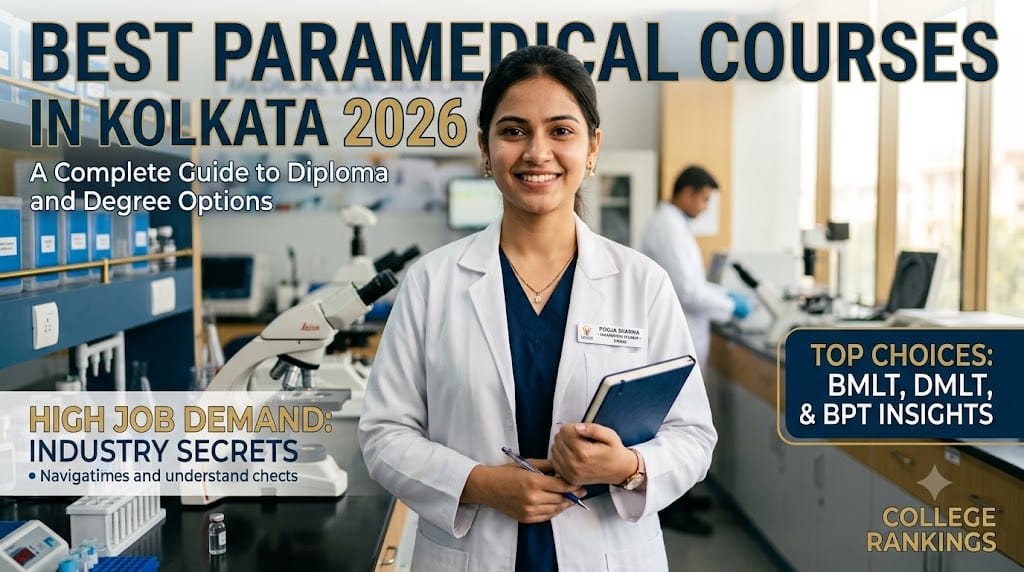 Best paramedical courses in Kolkata 2026 - BMLT, DMLT, BPT diploma guide